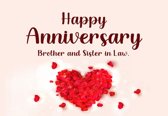 Happy anniversary wishes for brother and sister-in-law with a heartfelt message Happy anniversary wishes for brother and sister-in-law with a heartfelt message