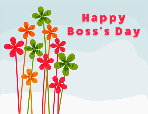 Team celebrating Boss Day with a cake and thank-you card Team celebrating Boss Day with a cake and thank-you card