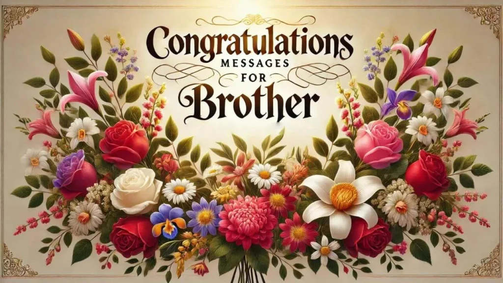 Celebrating brother’s achievement with joy and happiness