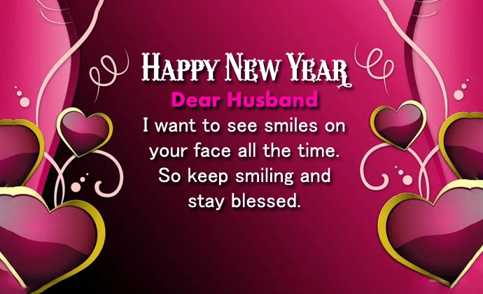 A romantic pink-themed greeting with hearts and a sweet message for a husband. A romantic pink-themed greeting with hearts and a sweet message for a husband.