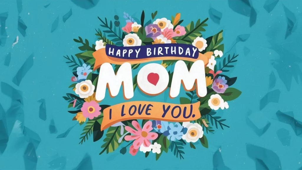 Happy Birthday
Mom I love You