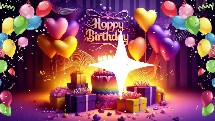 Childhood best friends sharing a joyful birthday celebration Childhood best friends sharing a joyful birthday celebration