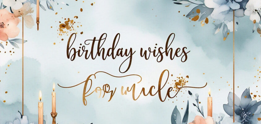 birthday wishes for uncle